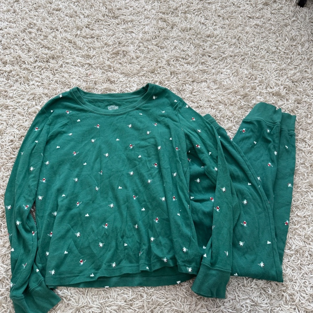 Womens christmas matching pj set wondershop size M